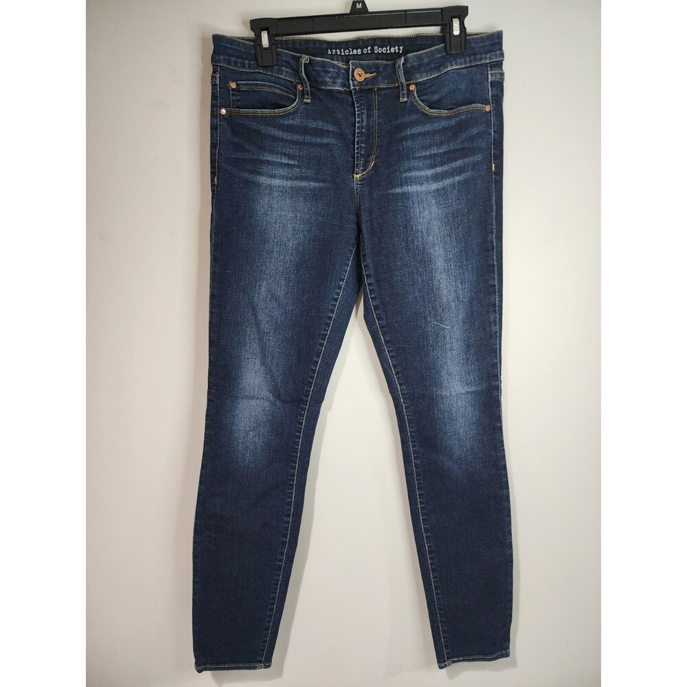 Articles of Society Mya Skinny Jeans Size 31 Waist Tahoe Wash Denim # 5352PL-602